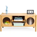 Relaxdays TV-Lowboard mit 2 Türen