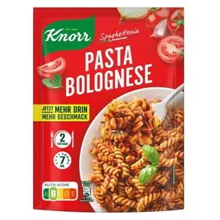 Knorr® Spaghetteria PASTA BOLOGNESE Fertiggericht 1x 2 Portionen, 1 St.