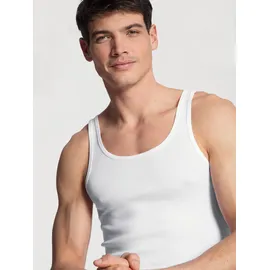 CALIDA Twisted Cotton Tanktop Weiß M