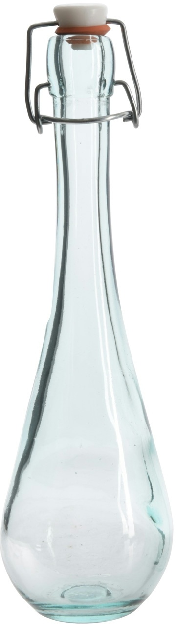 Glasflasche mit Bügelverschluss Recyclingglas 325ml Vorratsflasche