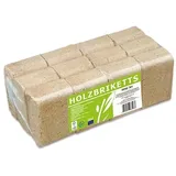 Holzbriketts 10 kg Nadelholzspäne, eckig  Brennstoffe