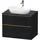 Duravit Waschtischunterschrank 2 Auszüge 80 x 64,4 x 55 cm Eiche Schwarz Matt