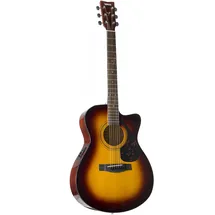 Yamaha FSX315C TBS Akustikgitarre 6 Saiten Braun