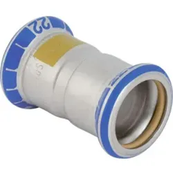 Geberit Gas-Muffe Mapress d 54mm, f Natur- u. Fl.-Gas, Edelstahl