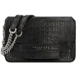 The Bridge Lucrezia Schultertasche Leder 19 cm  schwarz