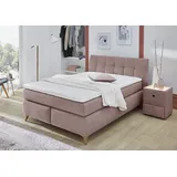 Jockenhöfer Boxspringbett »Nicola«, mit Topper rosa