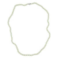 Gallay Perlenkette Kette Glasperlen mintfarben geknotet 60cm (1-tlg) grün