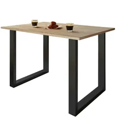 VCM Xona 140 x 76 x 80 cm sonoma-eiche/schwarz