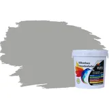 RyFo Colors Silikonharz Fassadenfarbe Lotuseffekt Trend Mausgrau 1l - bunte Fassadenfarbe, weitere Grau Farbtöne und Größen erhältlich, Deckkraft Klasse 1
