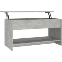 VidaXL Couchtisch Betongrau 102x50x52,5 cm Holzwerkstoff
