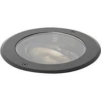 QAZQA Outdoor-Bodenstrahler Aluminium schwarz IP65 GU10
