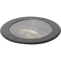 QAZQA Outdoor-Bodenstrahler Aluminium schwarz IP65 GU10