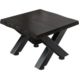 GGM Möbel Bistro Loungetisch Schwarz Wenge 70 x 70 x 41 cm