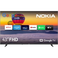 Nokia 43 Zoll (109 cm) Google TV FHD (WLAN, Triple Tuner DVB-C/S2/T2, Google Assistant, YouTube, Netflix, DAZN, Prime Video, Disney+) – FN43GE320 - 2023