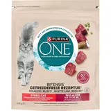 PURINA ONE Sterilcat Getreidefrei Trockenfutter mit Rind (1 x 600g)