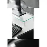 Digitus Monitorständer DA-90358 Glas 560x210 mm Weiß