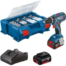 Bosch GSR 18V-28 Professional inkl. 2 x 4 Ah + 82-tlg. Zubehör + L-Case 06019E610C