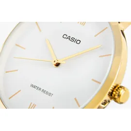 Casio Damenuhr LTP-VT01GL-7BUDF + BOX - Gold/Weiß/Beige