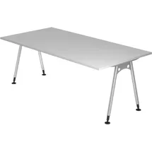 bümö Schreibtisch 200x100 cm Grau