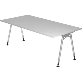 bümö Schreibtisch 200x100 cm Grau