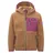 TROLLKIDS Aurlandsfjord Fleecejacke Almond/Bright Berry/Madeira Blue 110