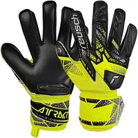 Reusch Attrakt Silver Junior, safety yellow / black, 7