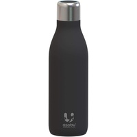 ASOBU UV-Light Bottle Schwarz, 05 L