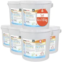 Microactiv® 6x 10 kg Waschpulver Vollwaschmittel