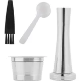 Kaffeekapsel-Tamper, nachfüllbares Kaffeefilter-Werkzeugset für Caffitaly