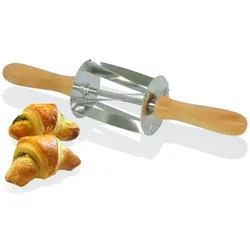 Louis Tellier - Teigrolle für Mini-Croissants - Edelstahl, Holzgriffe - N3728