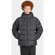 adidas Originals Trefoil gefütterte Winterjacke Herren, Pufferjacken schwarz L