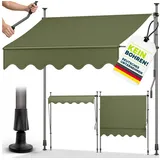 tillvex Klemmmarkise 300 cm grün