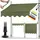 tillvex Klemmmarkise 300 cm grün