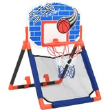 vidaXL Kinder Basketball-Set Multifunktional für Boden und Wand