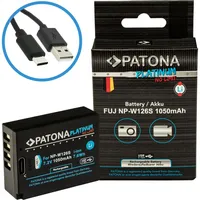 PATONA Platinum Akku mit USB-C Input für Fuji NP-W126S