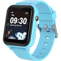 Smartwatch für Kinder, Smartwatch für Kinder, Anrufe, Mode, Schule, SOS, MP3, Wecker, Uhr, Telefon, für Kinder, Geschenk 4–12 Jahre