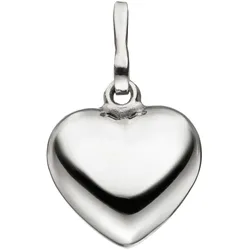 Herz-Anhänger JOBO "Anhänger Herz", silber (silber 925), Schmuckanhänger, Damen, Silber 925 (Sterlingsilber), 925 Silber