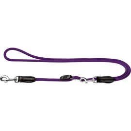Hunter Freestyle Vario-Leine für Hunde, robust, wetterfest, 1,0 x 200 cm, violett