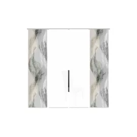 HOME WOHNIDEEN Schiebevorhang ¦ grau ¦ Maße (cm): B: 60 H: 245