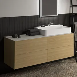 Ideal Standard Waschtisch-Unterschrank 4 Auszüge 160 x 50,5 x 54 cm Eiche hell