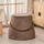 Möbel Kraft Pouf Textil 42 x 36 x 42 cm Braun