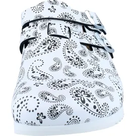 Birkenstock Kay SL Birko-Flor, Paisley Black/White, schmal, 37