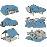 Boni-Shop® 280 g/m2 grün 3 x 5 (15m2) Abdeckplane - Grün