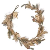 Beliani Weihnachtsgirlande Murcja 150 cm Gold