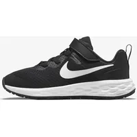Nike Revolution 6 Kinder Black / White-Dark Smoke Grey