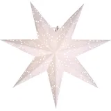 Star Trading Star Romantic Papierstern, Papier, weiß