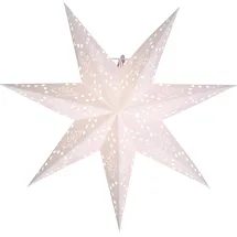Star Trading Star Romantic Papierstern, Papier, weiß