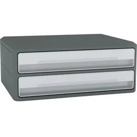 CEP Schubladenbox MoovUp lichtgrau 1090116361, DIN A4 quer mit 2 Schubladen, 1 St.