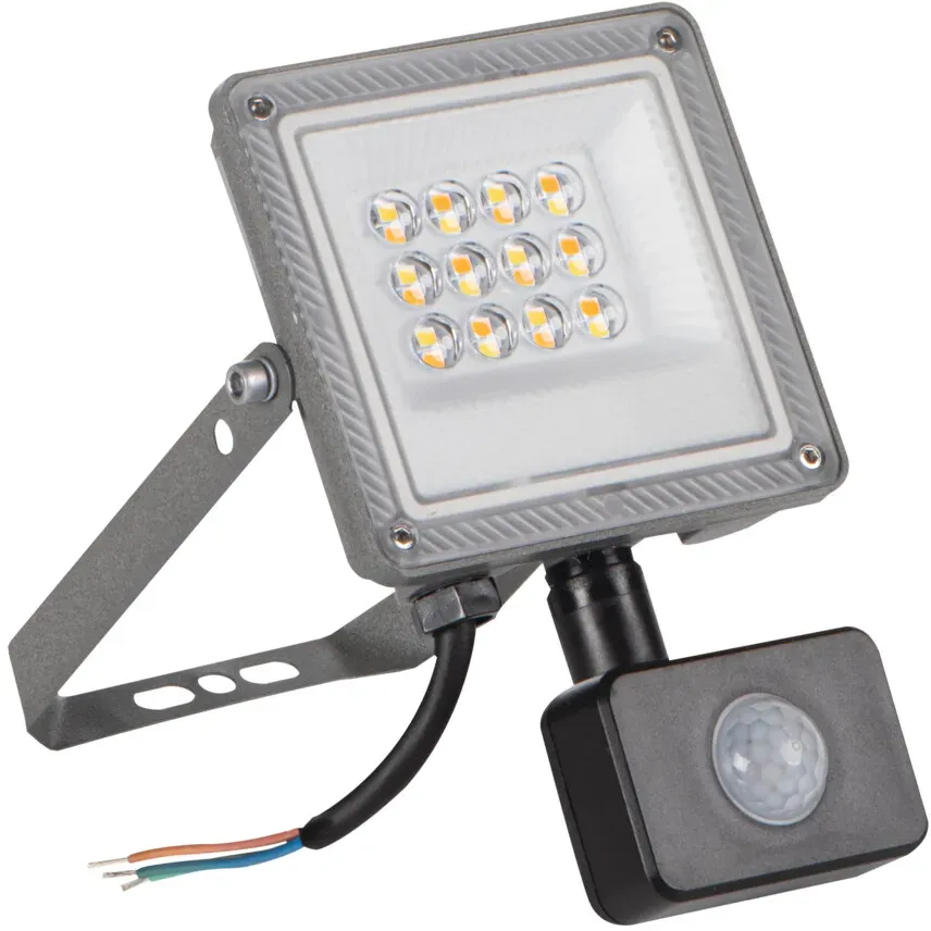 Kanlux LED Strahler ACERT PIR Sensor 10W IP44 90° 120x191mm - CCT Switch
