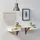 Relaxdays Makramee Wandbehang, Zick-Zack Creme,Hellbraun